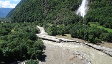 Unwetter im Misox – drei Personen vermisst