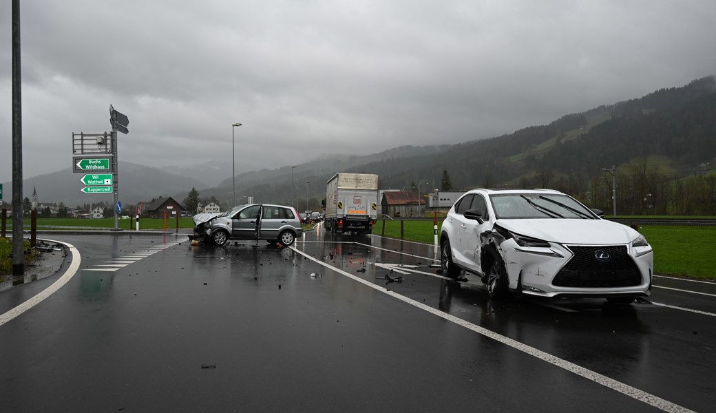 Bei der Umfahrung kam es zu einem Unfall.