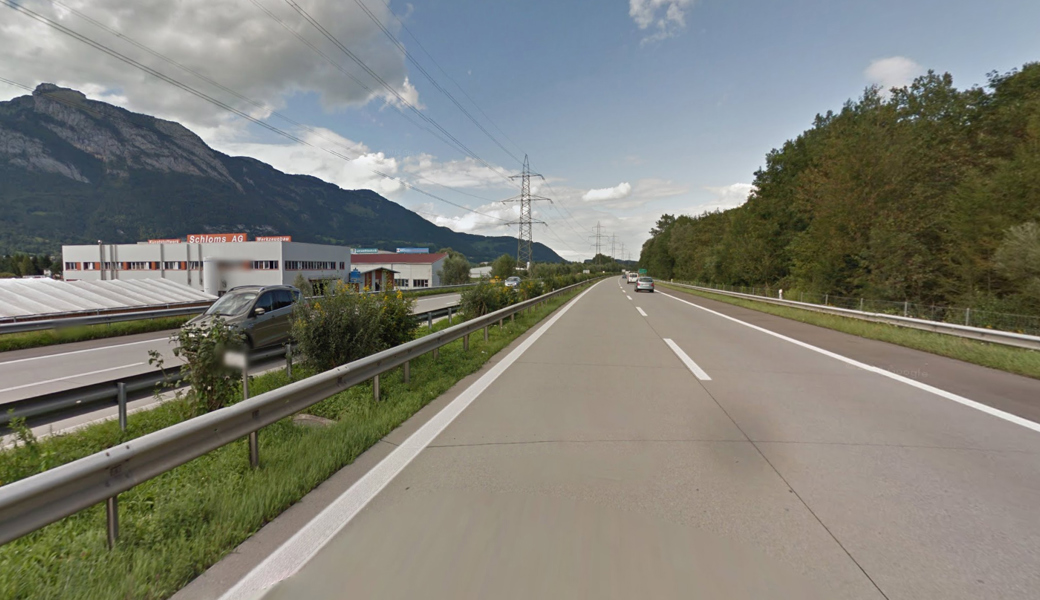 Die Überholspur zwischen Sennwald und Oberriet wird die nächsten Tage auf einer Länge von 600 Metern gesperrt sein.