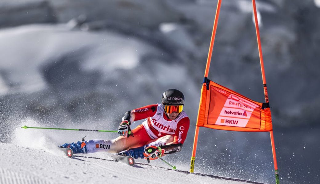  Marco Fischbacher in voller Fahrt. Archivbild: Swiss Ski Stephan Bögli