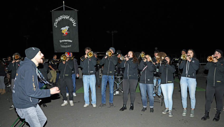 Die Junggugga Gams führt mit der Junggugga-Night den ersten Fasnachtsevent der Saison durch.