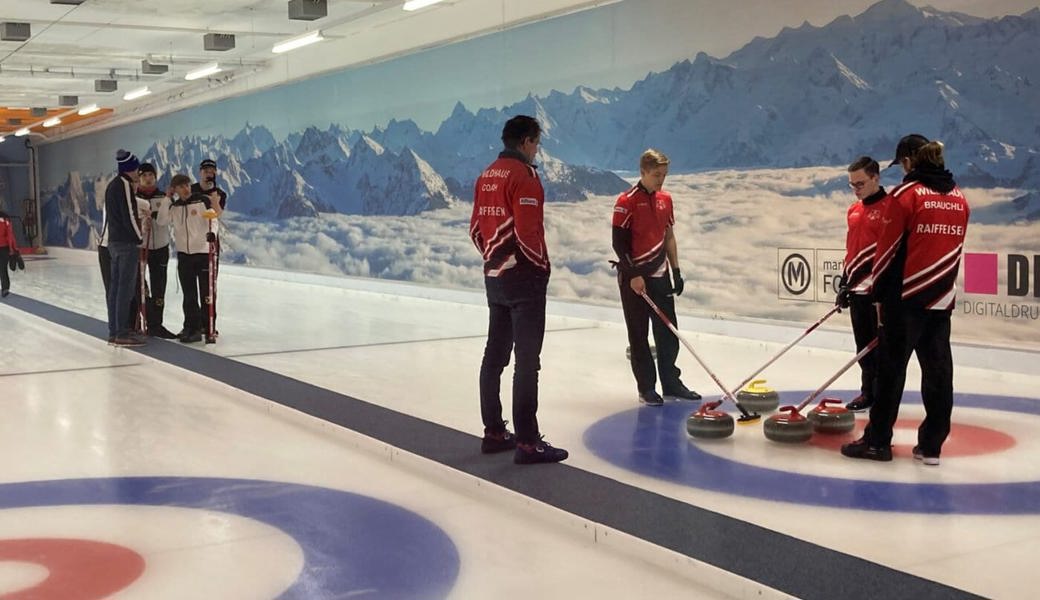  Das Wildhauser Team bei seinem Einsatz in Kitzbühel. 