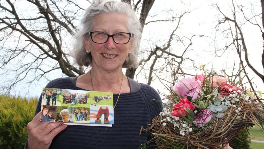  Seit einem halben Jahrhundert hält Julia Heeb der Frauenriege Sax die Treue. 