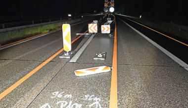 Sekundenschlaf auf der Autobahn: Unfall verlief glimpflich