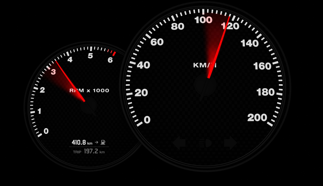 Mit gut 120 km/h durch die 80er-Zone.