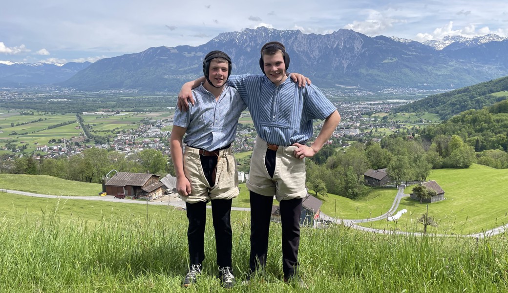 Kein bisschen nervös vor dem Heimauftritt: Daniel Gasenzer (links) und Johannes Eggenberger.