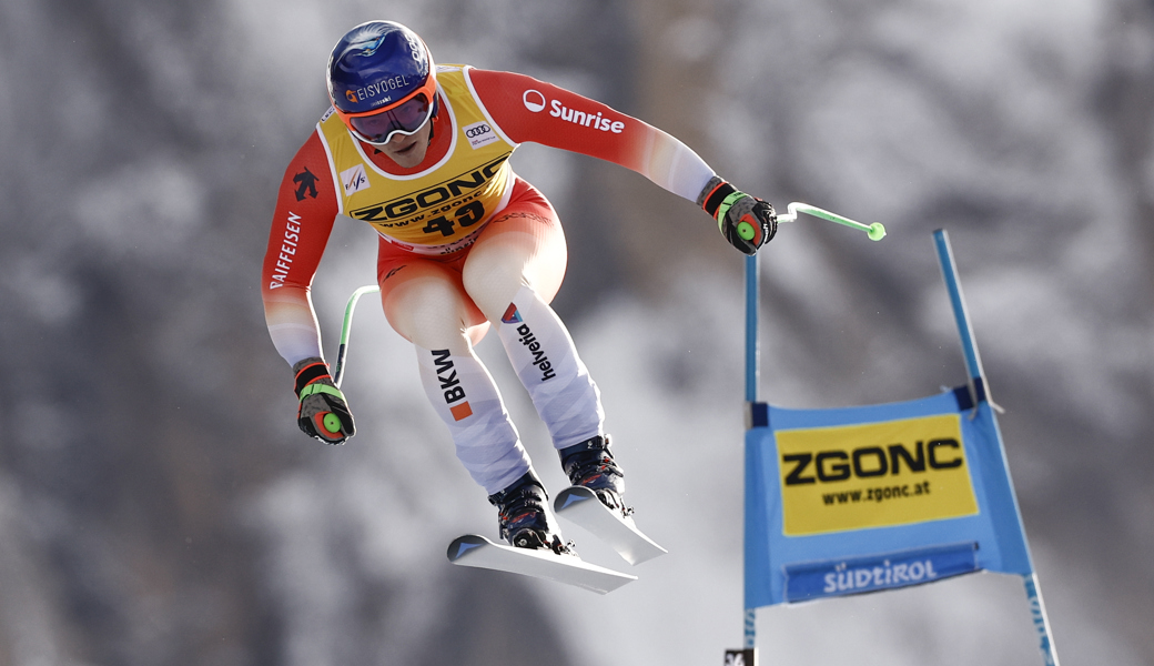 Zweimal nicht in den Punkten, zweimal sah man seine Zieldurchfahrt nicht: Josua Mettler ist in Val Gardena bislang im Pech.