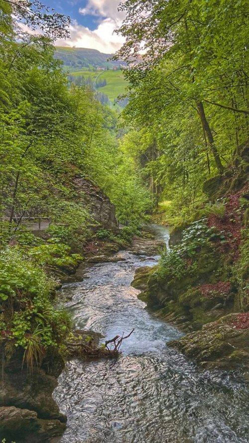  Die Unterwasser-Thurfälle, fotografiert von Christina Sutter, Gewinnerin der Kategorie Erholungsfunktion. 