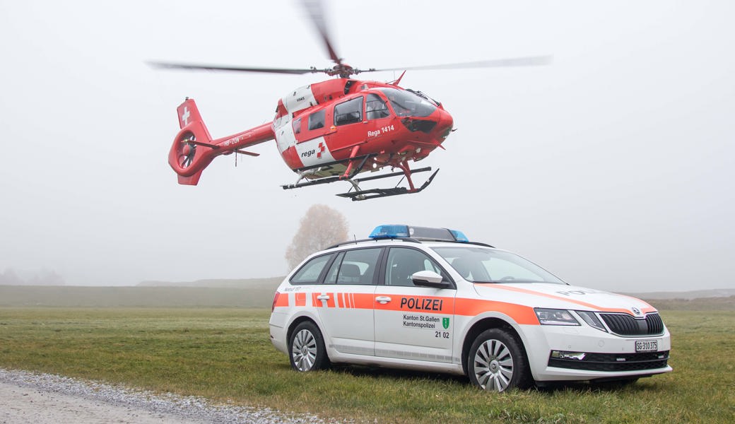 Rega fliegt verunfallte Wanderin ins Spital