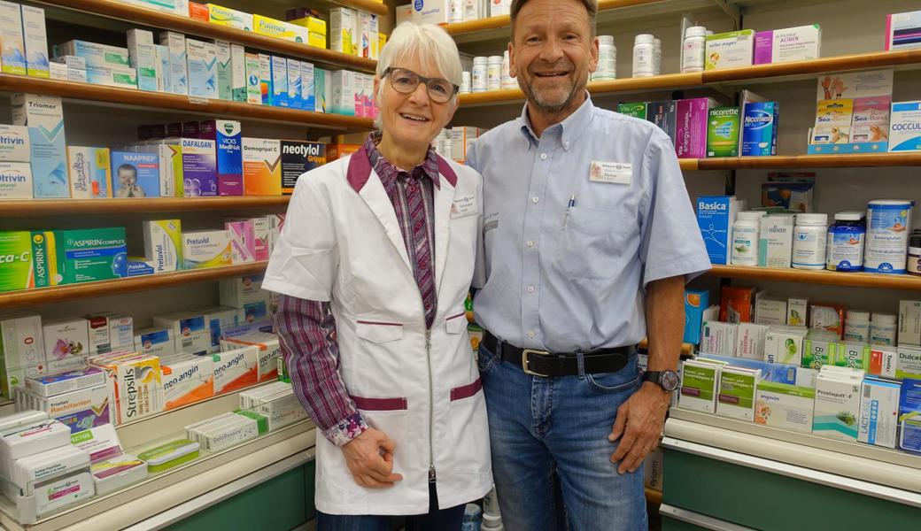 Heidi und Markus Grieshaber führten während über drei Jahrzehnten die Drogerie Abderhalden.