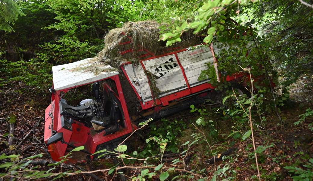 Der Fahrer wurde beim Unfall verletzt.