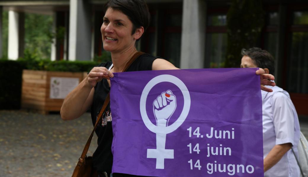 Am 14. Juni / 14 juin / 14 giugno ging es anlässlich des Frauenstreiks auf die Strasse.