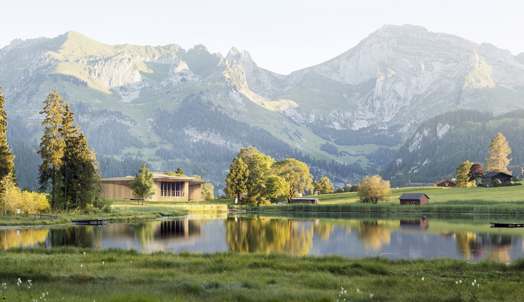 Das Klanghaus entsteht am Schwendisee. Doch wo verläuft die Grenze?