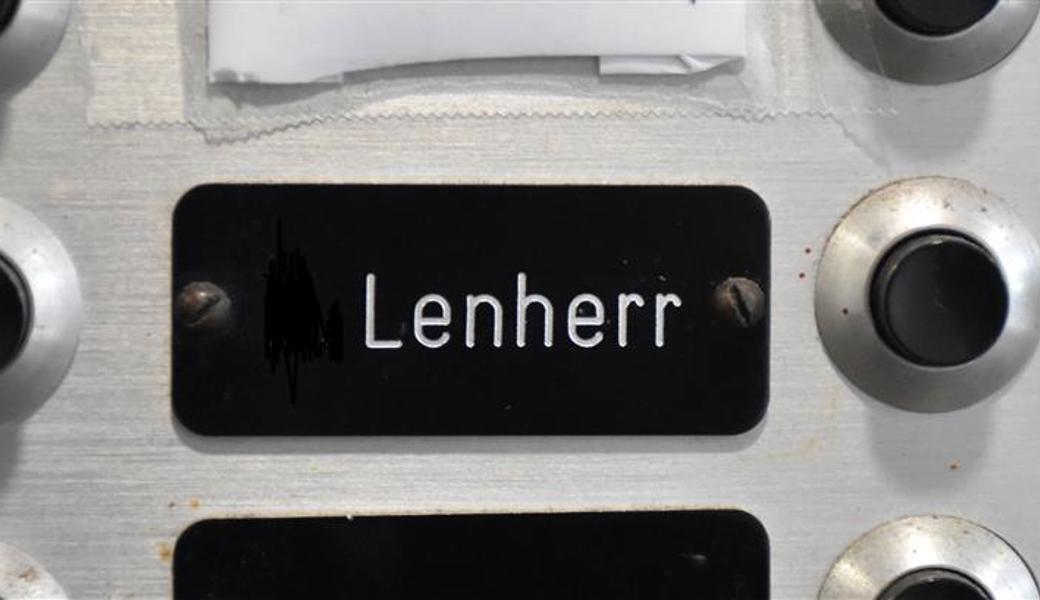 Lenherr ist der häufigste Familienname in der Gemeinde Gams.