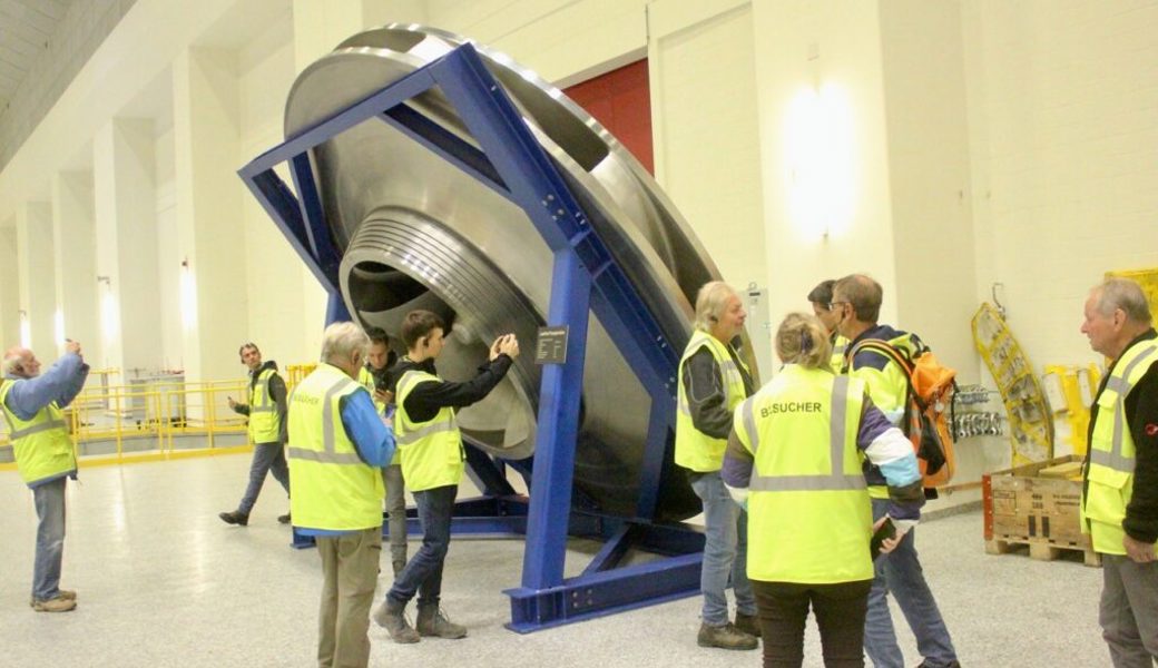  Ein Francis-Turbinenrad kurz vor dem Einbau in das Pumpspeicherwerk Linth-Limmern. 