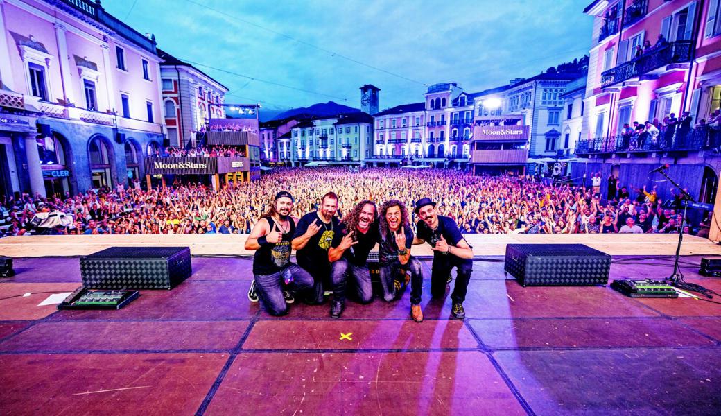 Die Mundartrocker von Megawatt haben am «Moon and Stars» in Locarno vor rund 8000 Besuchern ¬gespielt. «Eine Erinnerung für die Ewigkeit», sagt Sänger Thomas Graf. 