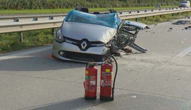 Geisterfahrer auf der A13: 88-Jähriger wird bei Unfall schwer verletzt