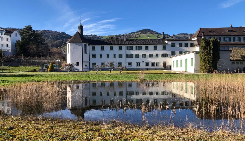 Idyllisch gelegen und doch in Zentrumsnähe: Kloster Maria Hilf in Altstätten.