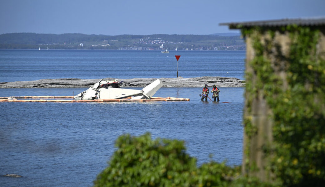  Der Pilot des Kleinflugzeugs hat es nicht mehr zum Flughafen Altenrhein geschafft und landete schliesslich im Bodensee. 