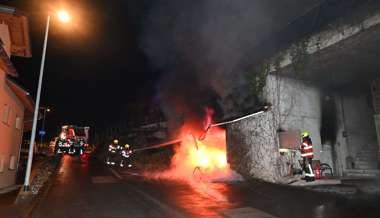 Garagenbrand mit hohem Sachschaden