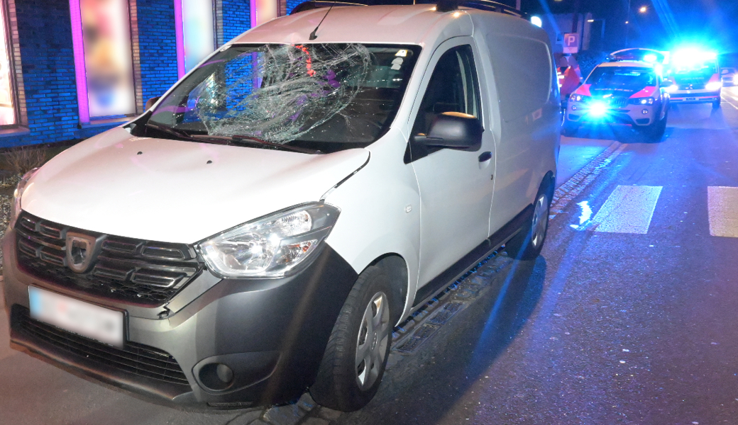 Der Autofahrer war alkoholisiert. 